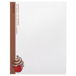 Red Coffee Cupcake coffee Letterhead