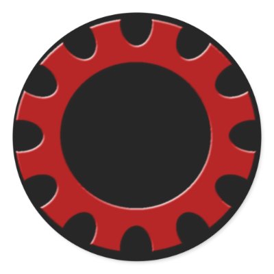 Red Cog Sticker by The_LXB