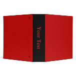 red color binders
