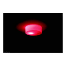 Red-color Bulb posters