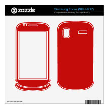 red color samsung focus decals