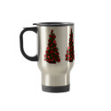 Red Colored Christmas Travel/Commuter Mug