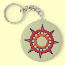 Red Compass keychains