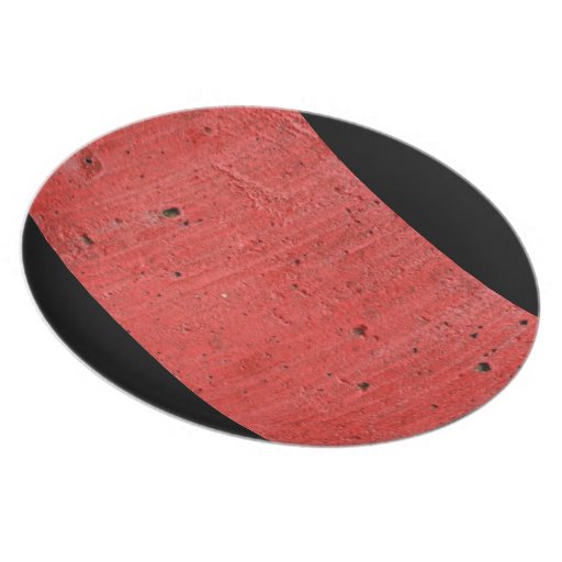 Red Concrete Plate