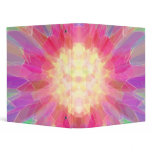 Red Cone Flower Vinyl Binder