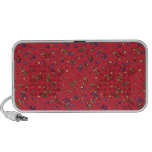 Red Confetti Doodle Speakers