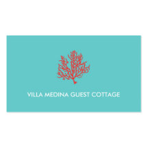 Red Coral Beach Business Card