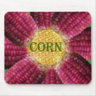Red Corn Pattern mousepad
