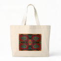 Red Cosmos Swirl bags by DonnaGraysonAbstract Red Cosmos Swirl bags
