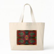Red Cosmos Swirl bags