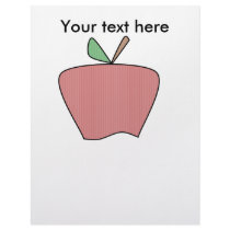 Red country apple customized letterhead