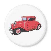 Red Coupe magnets