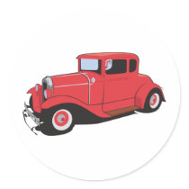 Red Coupe stickers