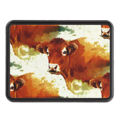 Red Cow Pattern Hitch Covers
