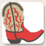 Red Cowboy Boot Coasters Red Cowboy Boot Coasters