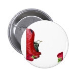Red Cowboy Boots, Red Roses, Pug Dog & Scissors buttons
