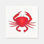 Red Crab Baltimore Maryland Crabs Beach Napkins