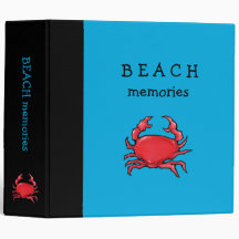 Red Crab blue Binder