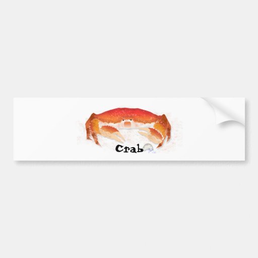 Red Crab Bumper Stickers