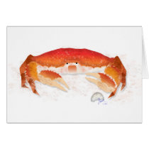 Red Crab Greeting Card
