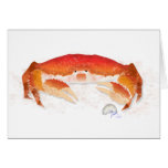 Red Crab Greeting Cards
