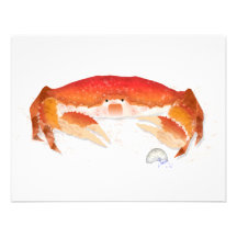 Red Crab Invitations