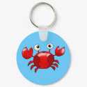 Red crab keychains