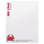 Red Crab Letterhead