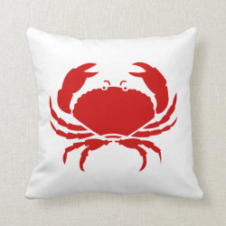 Red crab pillow cushion