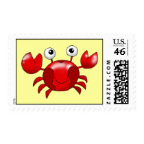 Red crab stamp