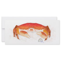 Red Crab rack cards by Paintedlynx Red Crab rack cards