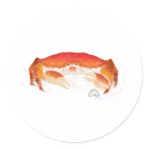 Red Crab stickers