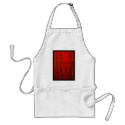 Red Creole Rain aprons