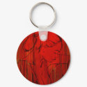 Red Creole Rain keychains by haitianart Red Creole Rain keychains