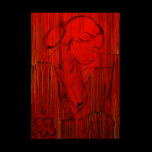 Red Creole Rain Poster
