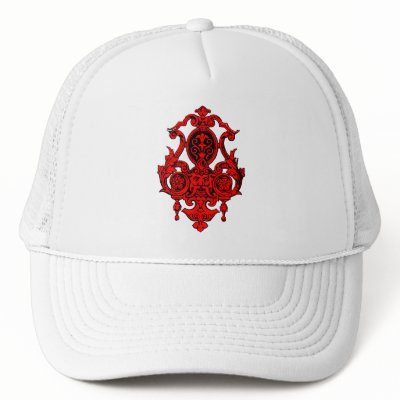 Red Crest Hat by DivasDEste