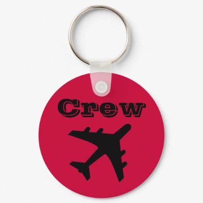 Red Crew Keychain by cloudbunnys