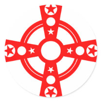 Red Cross and Stars stickers