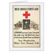 Red Cross First Aid cards
