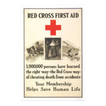 Red Cross First Aid posters by lc_wpa Red Cross First Aid posters