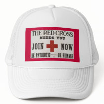 Red Cross Trucker Hats