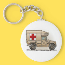 Red Cross Military Ambulance Keychain keychains