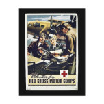 Red Cross Motor Corps postcards