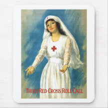 Red Cross Nurse Mouse Pad