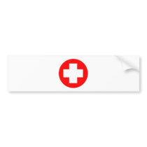 Red Cross Products & Designs! bumper stickers