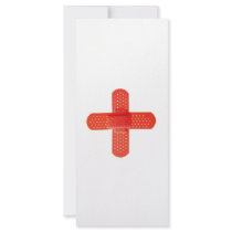 Red cross rack card