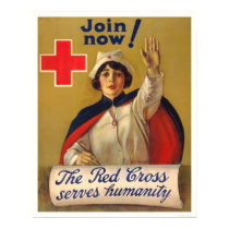 Red Cross serves humanity - Join now posters by lc_wpa Red Cross serves humanity - Join now posters