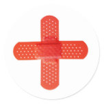 Red cross sticker
