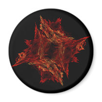 Red Crystals magnets by MetallicMagma Red Crystals magnets