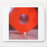 Red Cube Curious Child Mouse Pads